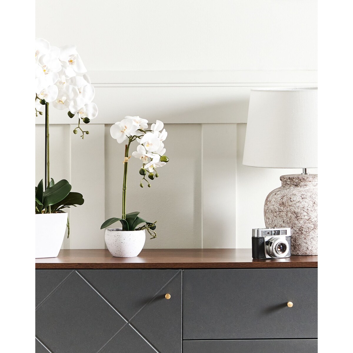 Sztuczna roślina ORCHID 42 cm Biały