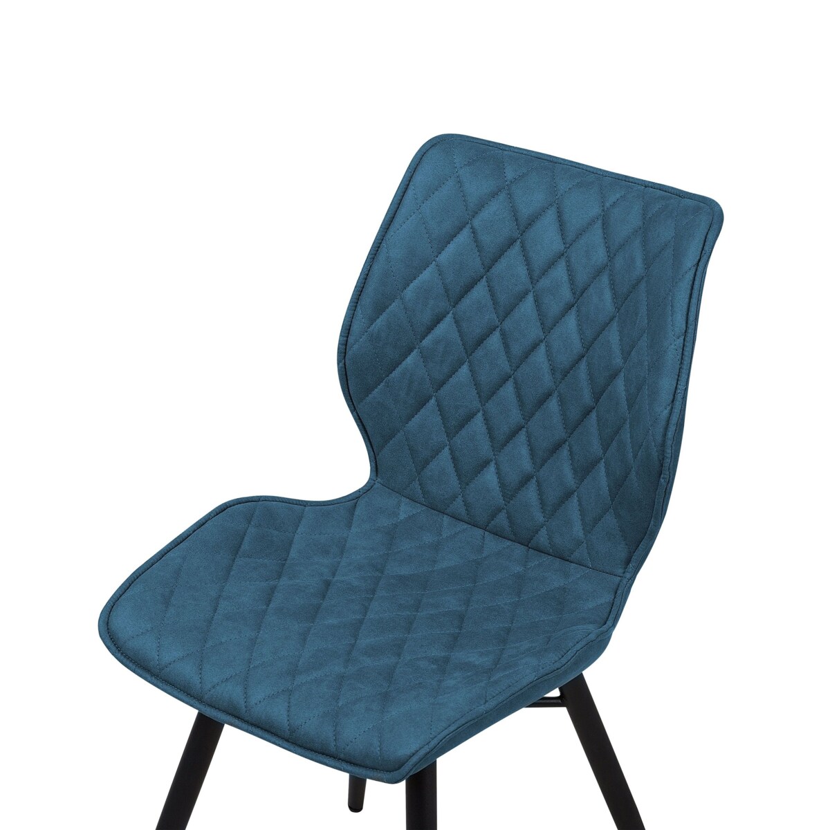 Zestaw 2 krzeseł do jadalni niebieski LISLE