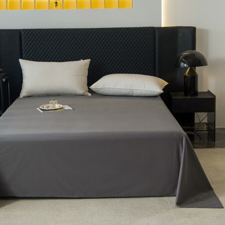 Prześcieradło Bawełniane Bez Gumki 250X250 Szare
