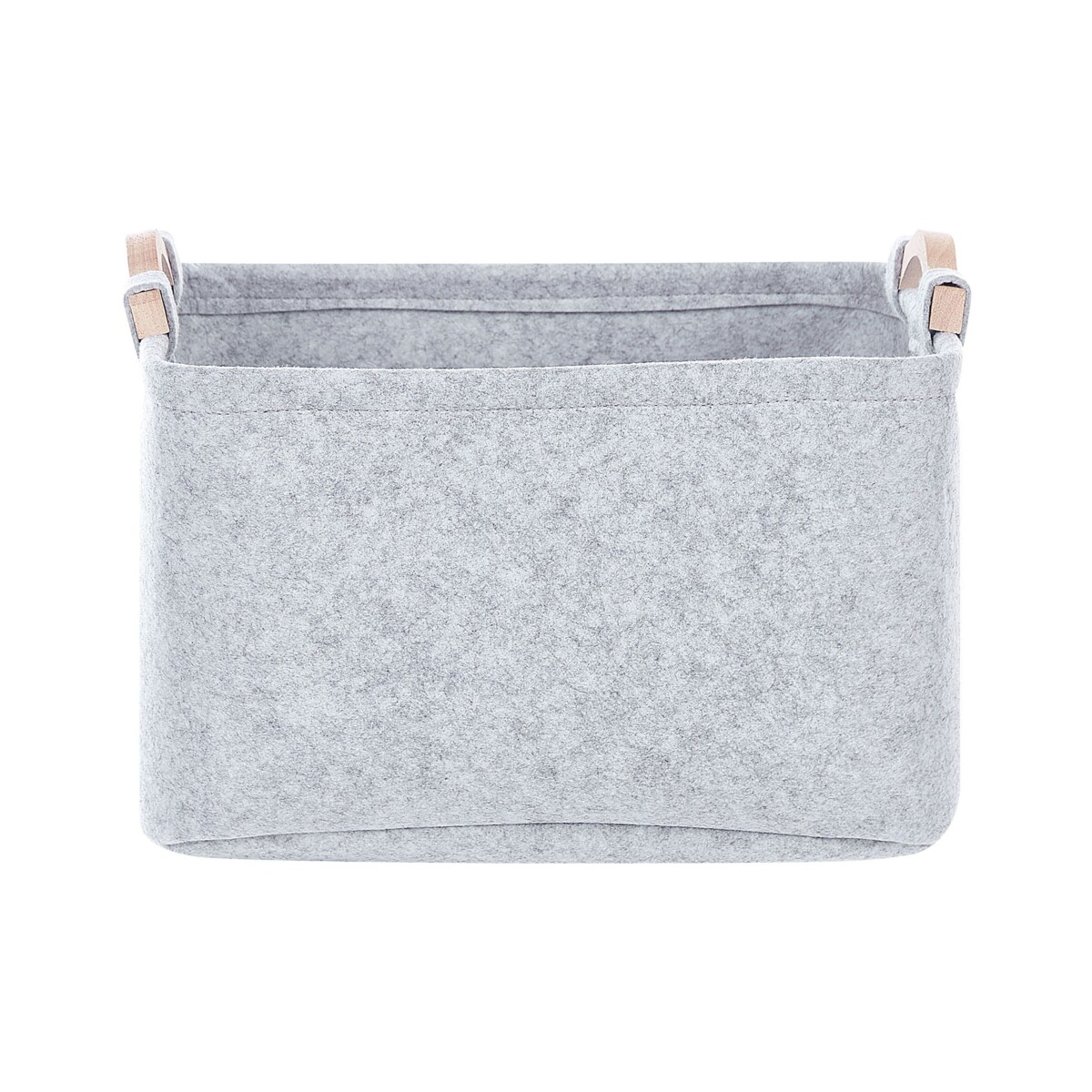 Zestaw 3 koszy filcowych szary BAYSAI