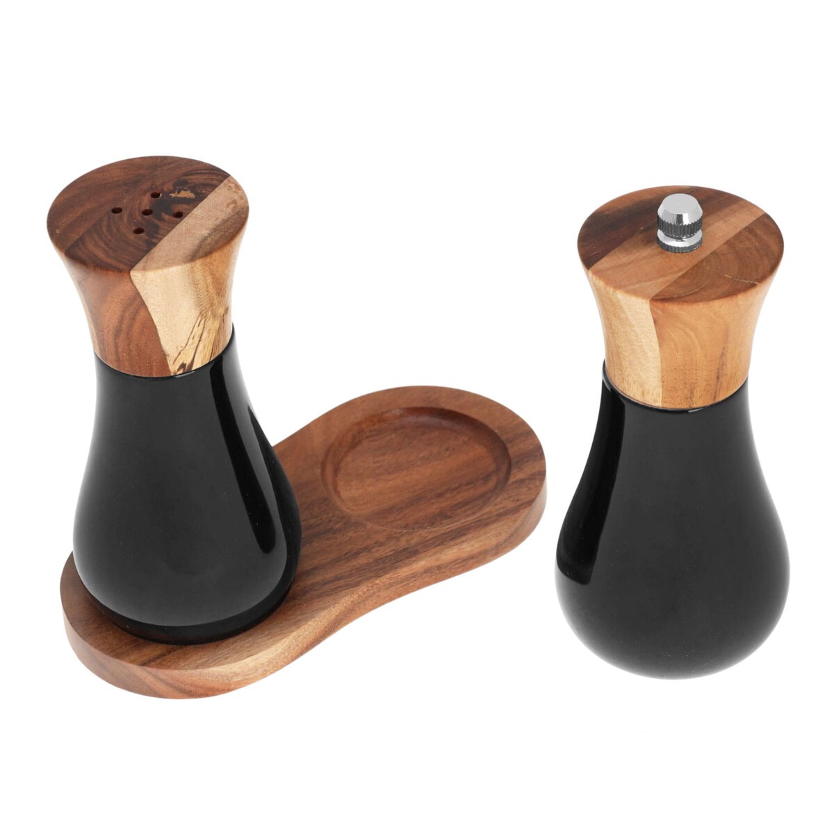 Zestaw do soli i pieprzu z młynkiem KLAUSBERG akacja