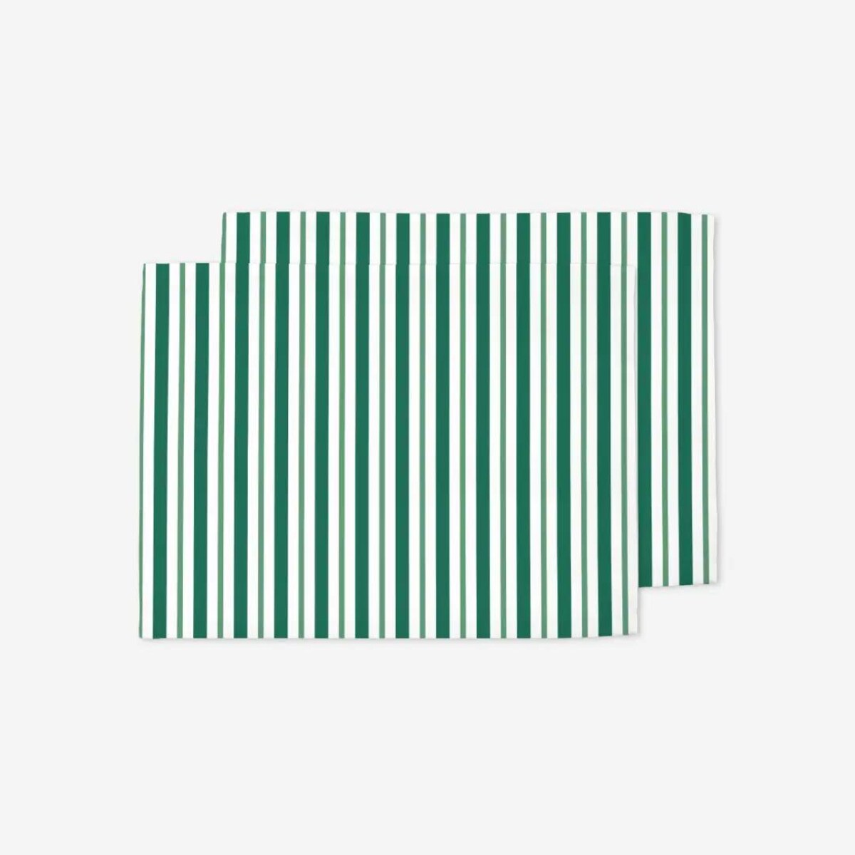 Podkładki świąteczne - klasyczne zielone świąteczne paski