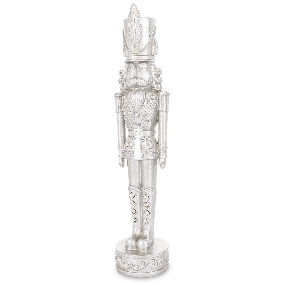 Figurka - Dziadek do orzechów 43x9,5x9 cm SILVER