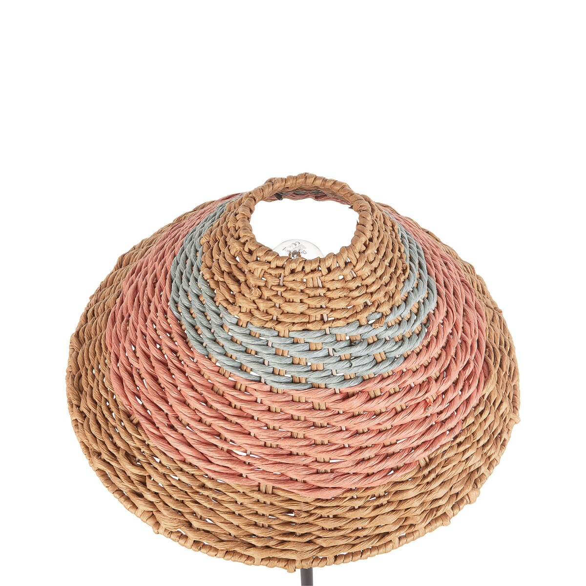 Lampa podłogowa pleciona beżowa KYOGA