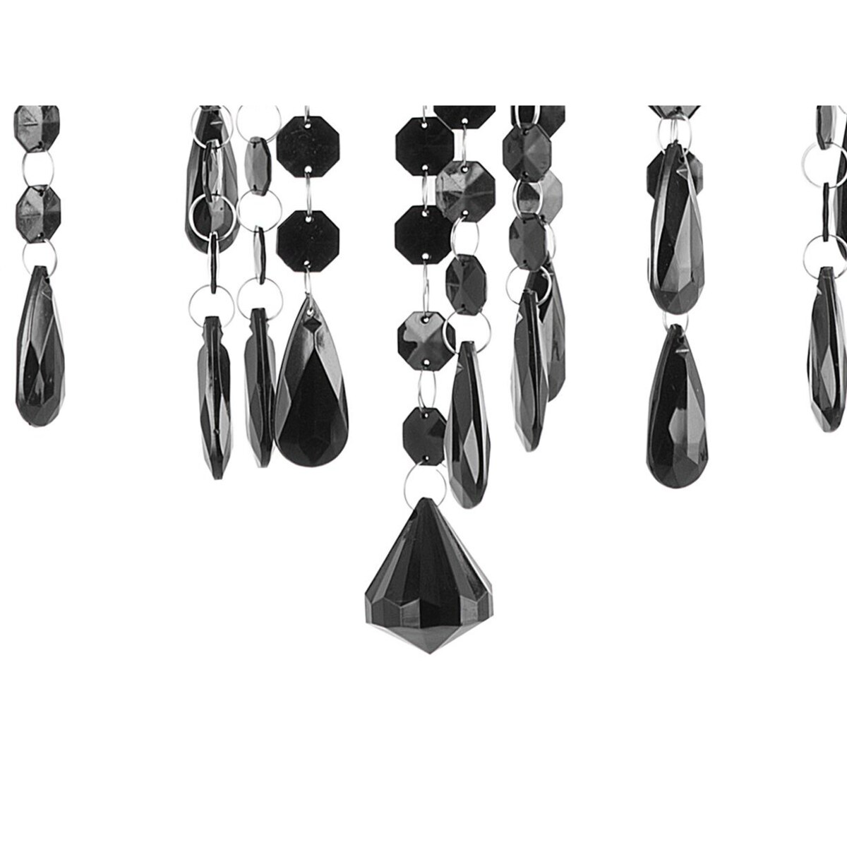 Żyrandol metalowy czarny KALANG