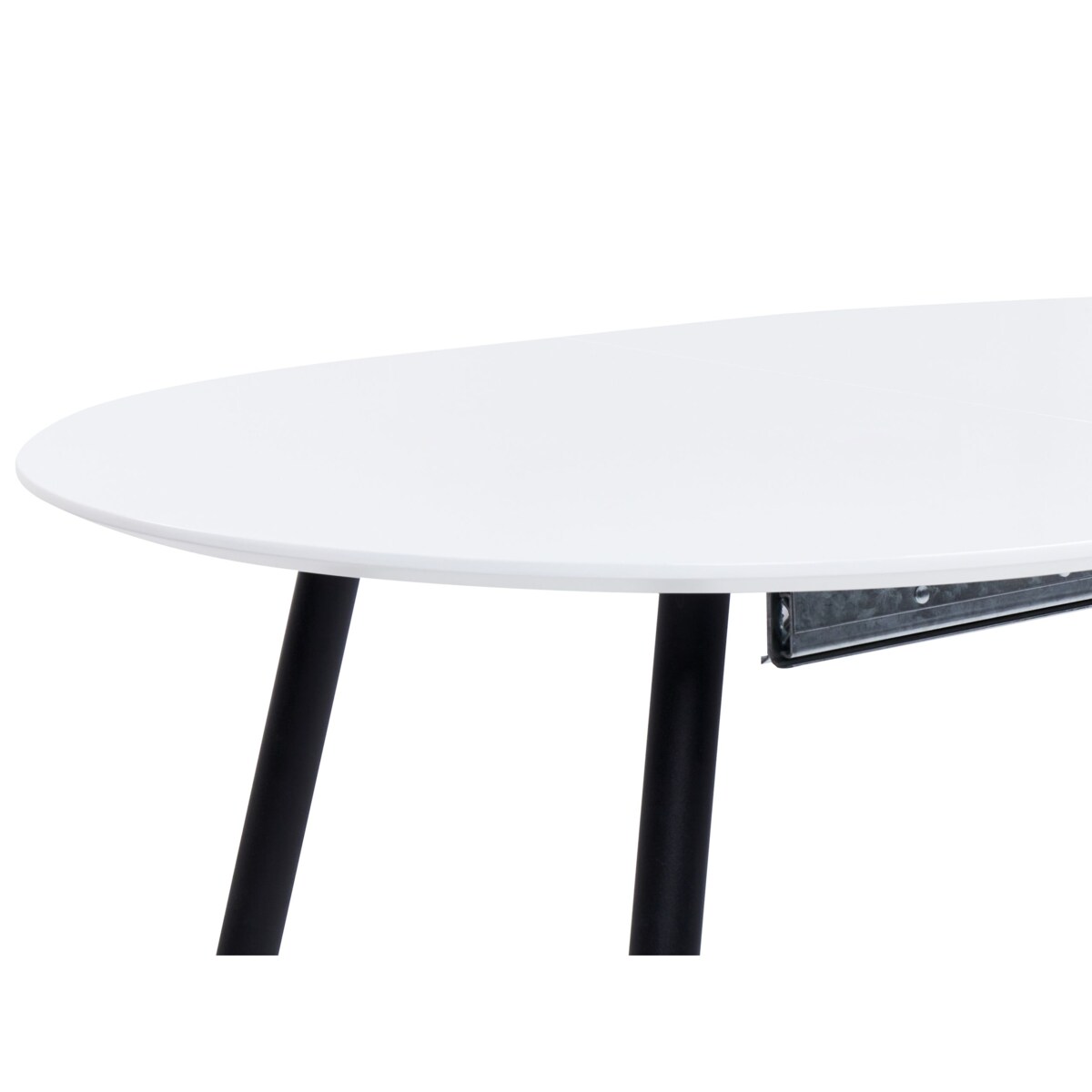 Stół do jadalni rozkładany STAVERTON Biały 120/160 cm 80 cm