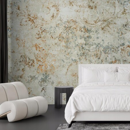 Fototapeta Stary Bezowy Szary Vintage Do Sypialni Salonu 294X260