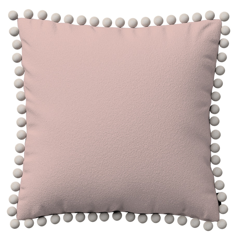 Poszewka Wera na poduszkę 45x45 różowa bukla