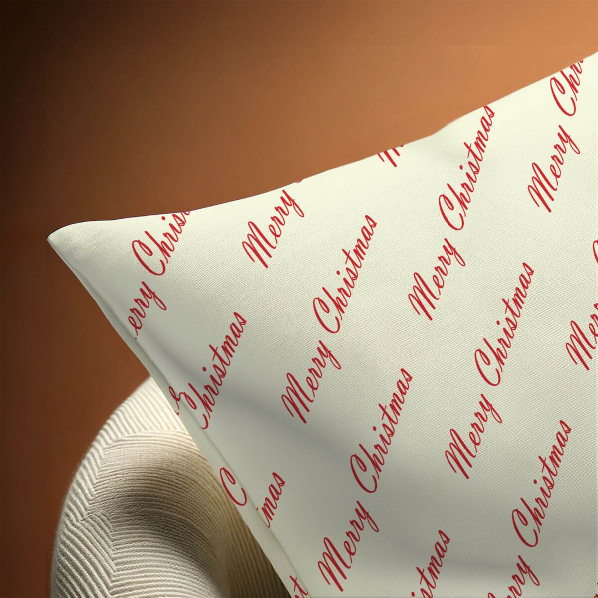 Poduszka świąteczna - Merry Christmas - napis 40x60 cm