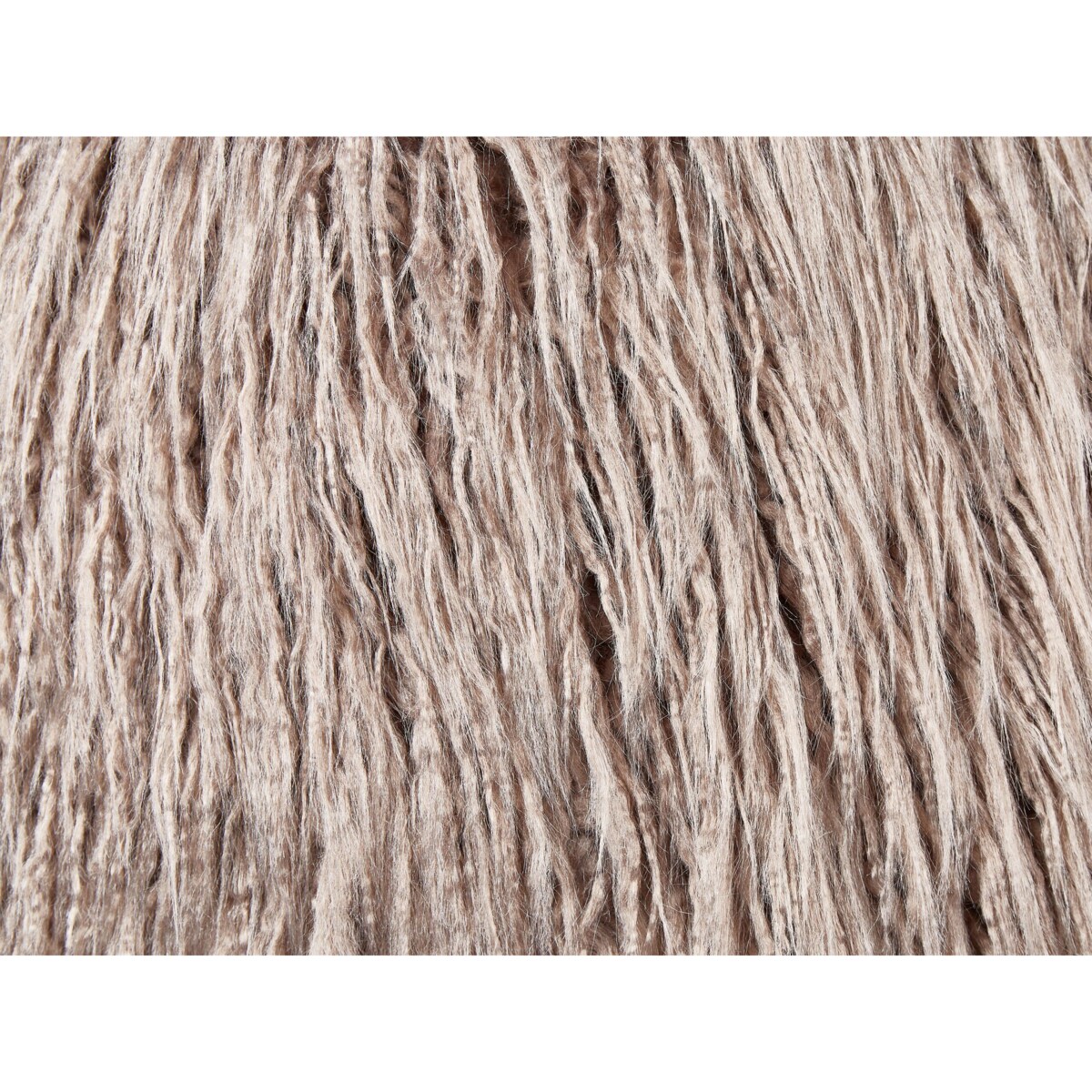 2 poduszki dekoracyjne włochacze 45 x 45 cm beżowe COROKIA