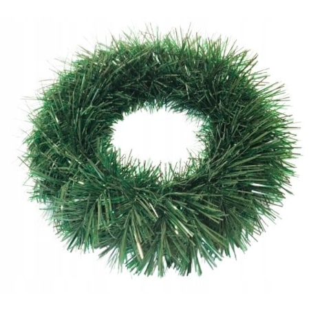 WIANEK sztuczny BŁYSZCZY SIĘ świąteczny na drzwi okno stroik 30cm zielony