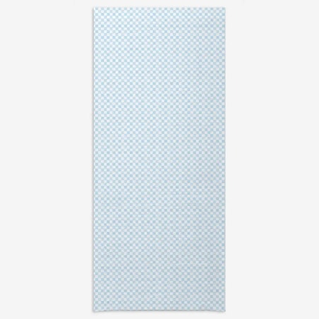 Obrus świąteczny - błękitna krata - 140x320