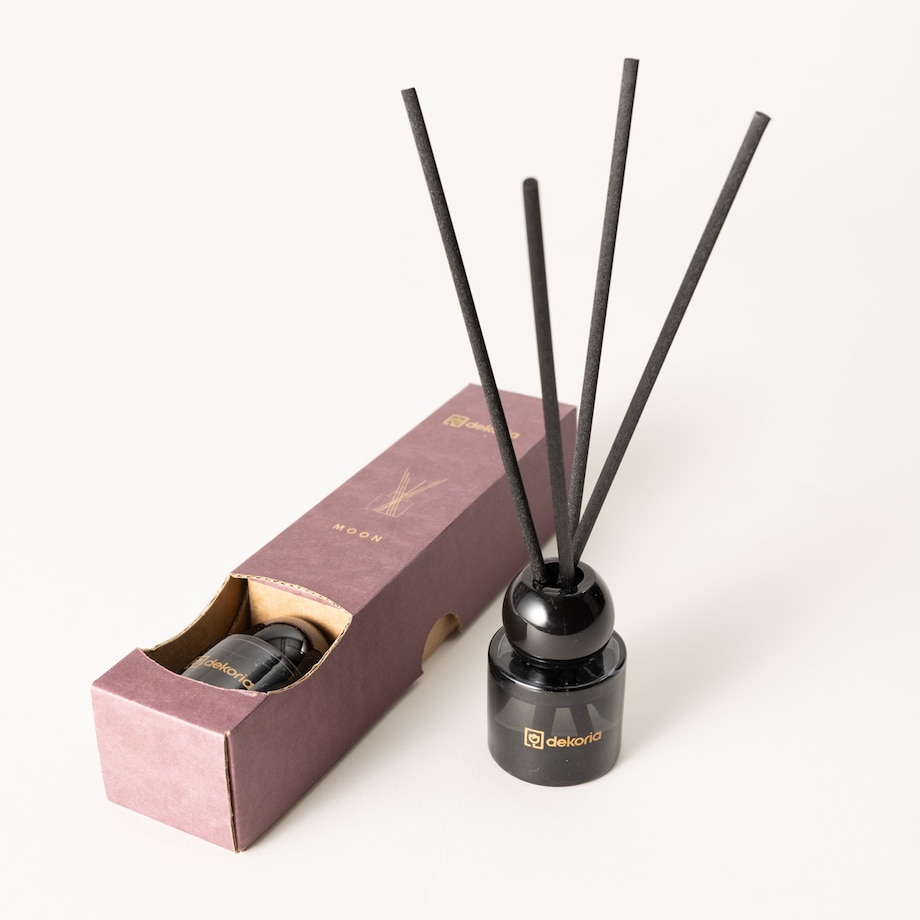 Dyfuzor zapachowy z patyczkami Moon, 5x5x25 cm