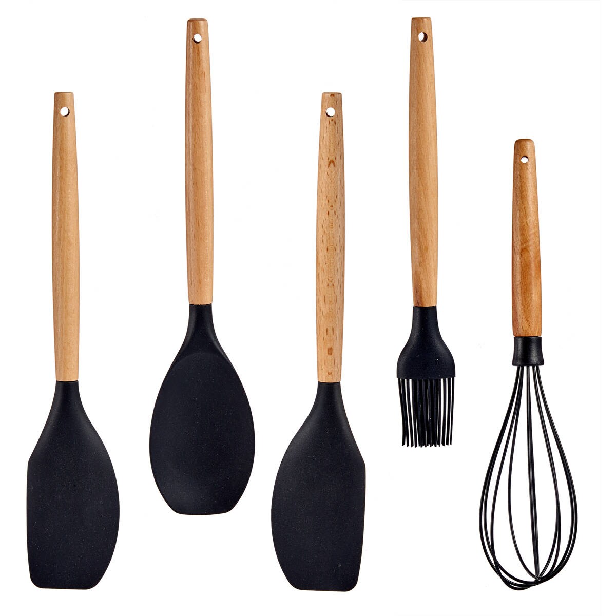 Silikonowe przybory kuchenne, 5 sztuk w zestawie