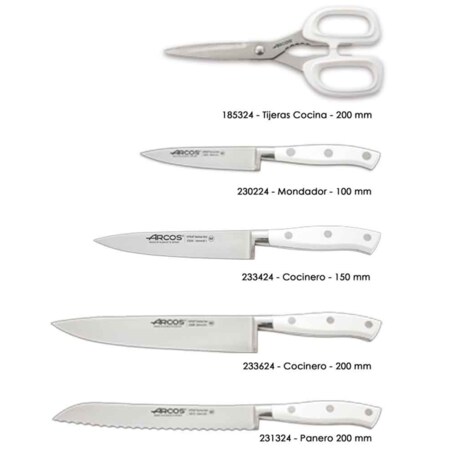 Zestaw 5cz. noży Riviera Blanc