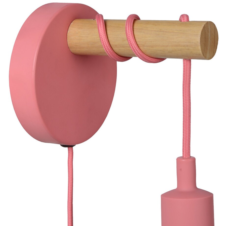 Kinkiet LAMPA ścienna PAULIEN 08227/01/66 Lucide dziecięca OPRAWA metalowa różowa