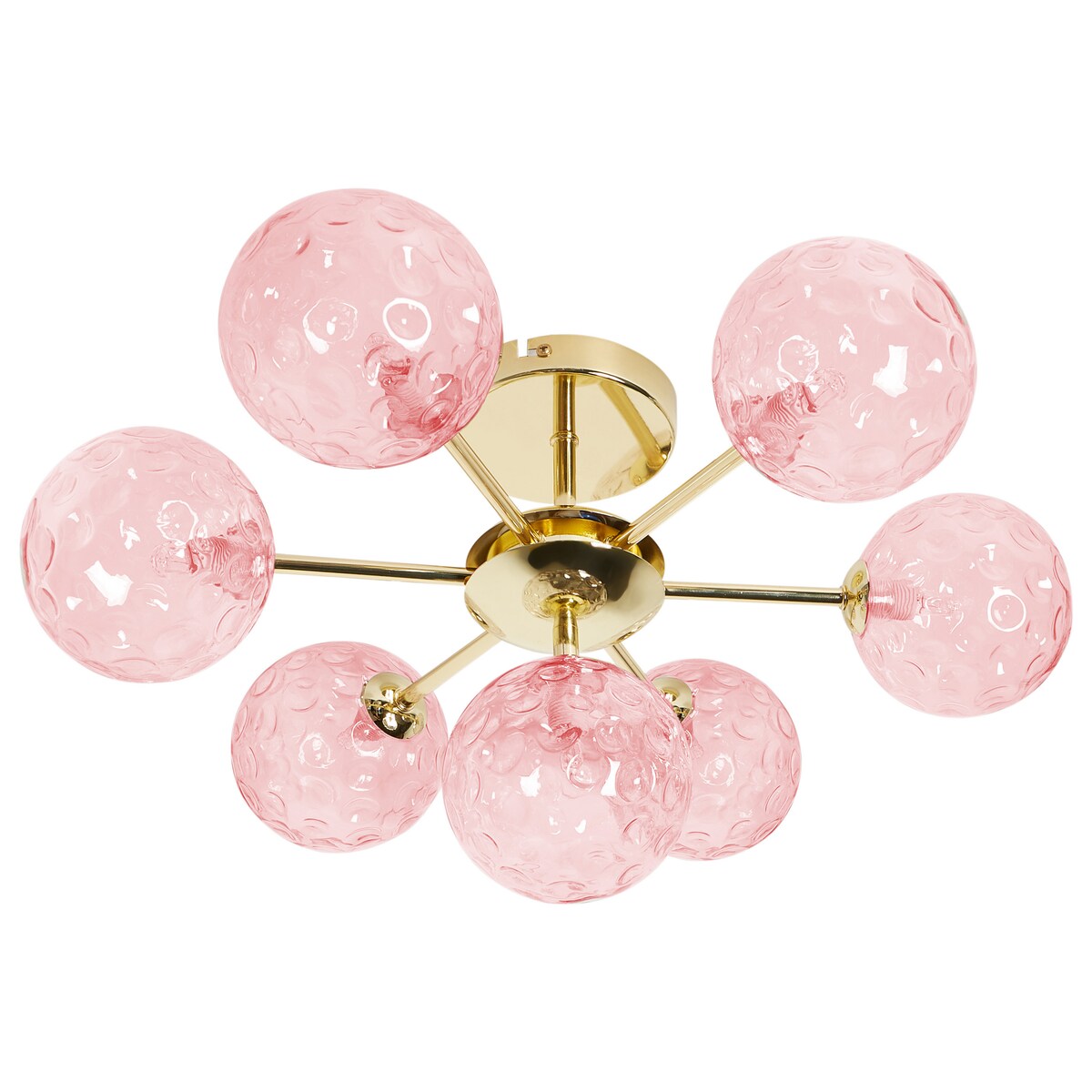 Lampa sufitowa ANADYR Szkło Różowy