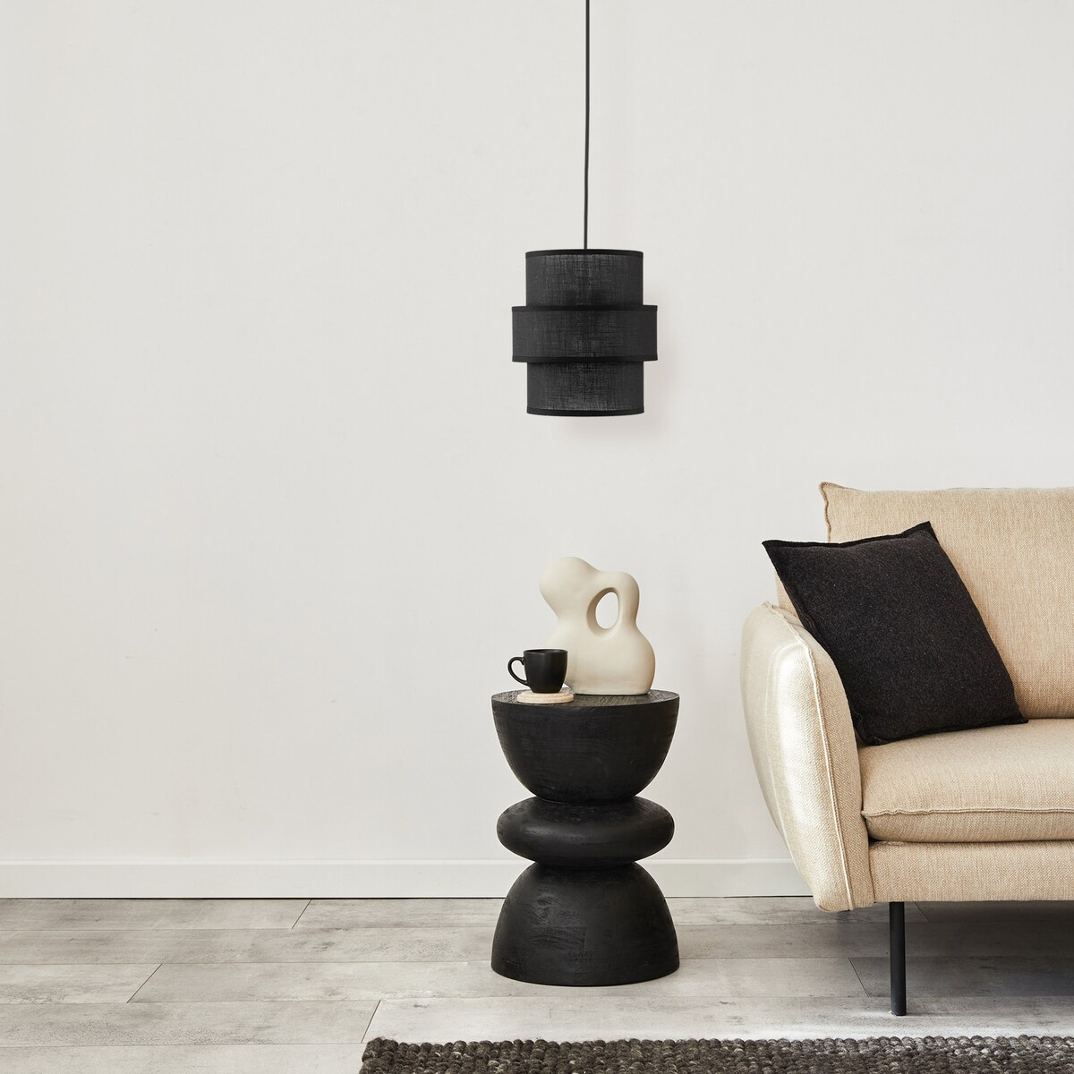 Lampa wisząca TK Lighting CALISTO BLACK 5306 czarna E27 regulowana nowoczesna do salonu kuchni nad stół