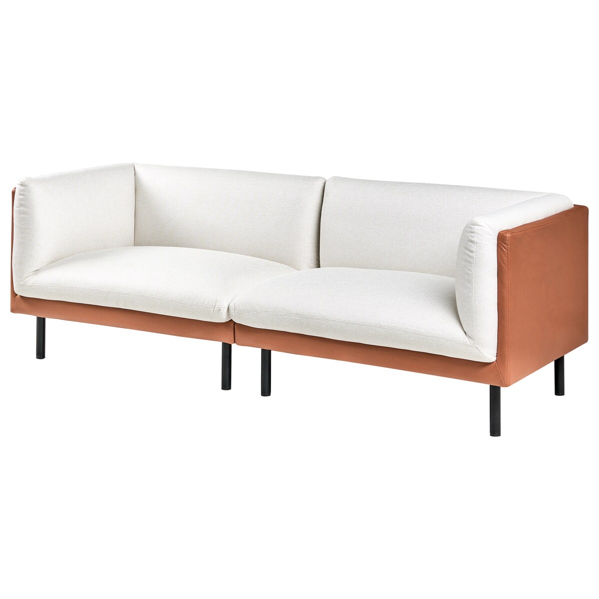 Sofa dla 3 osób VORGOD Złamana biel