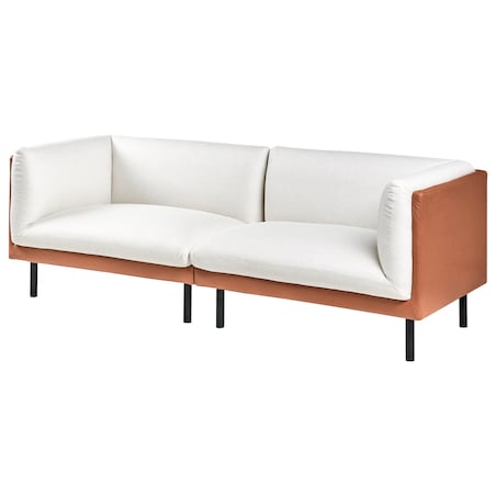 Sofa dla 3 osób VORGOD Złamana biel