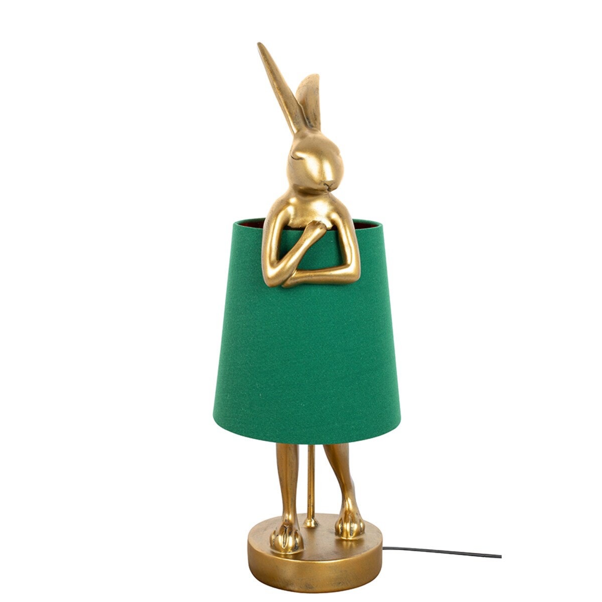KARE lampa stołowa RABBIT 68 cm złota / zielona | home&you