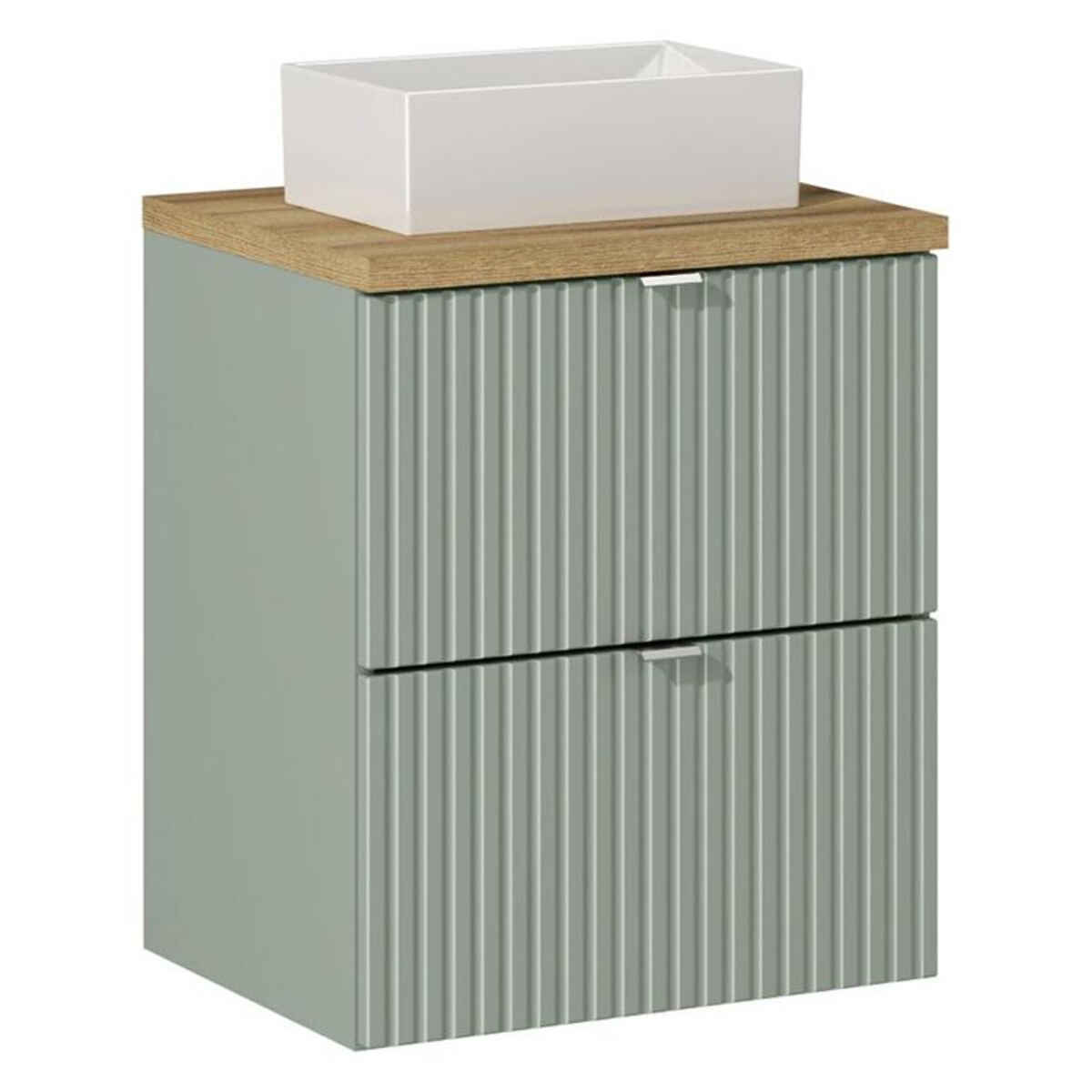 Umywalka nablatowa 50 cm - z szufladami - Reed Green