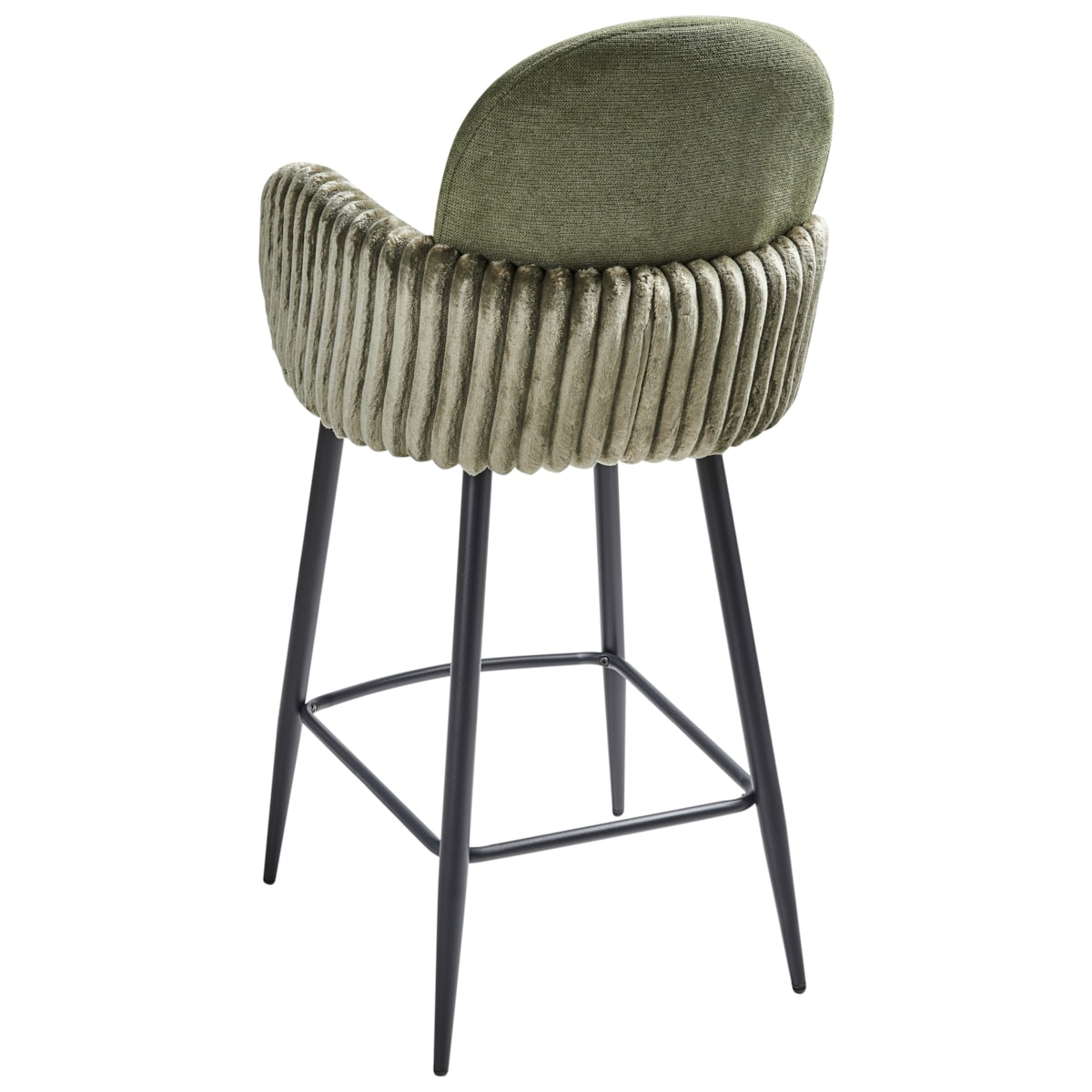 Zestaw 2 krzeseł barowych AMITY Zielony