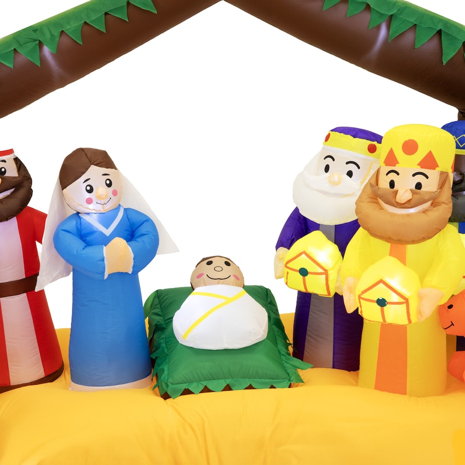 NADMUCHIWANA bożonarodzeniowa Dekoracja Świąteczna dmuchaniec JUMI