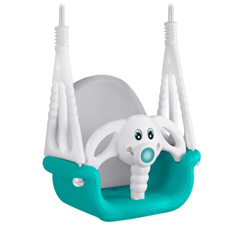 Huśtawka Słonik ogrodowa domowa kubełkowa 3w1 Ricokids