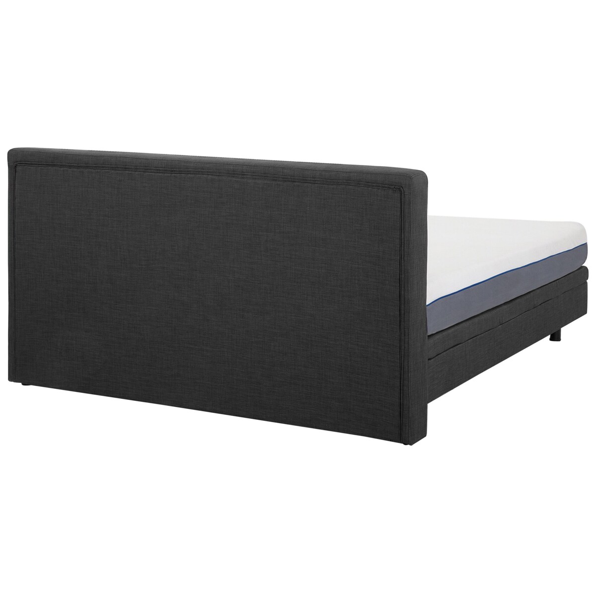 Łóżko regulowane tapicerowane 180 x 200 cm szare DUKE