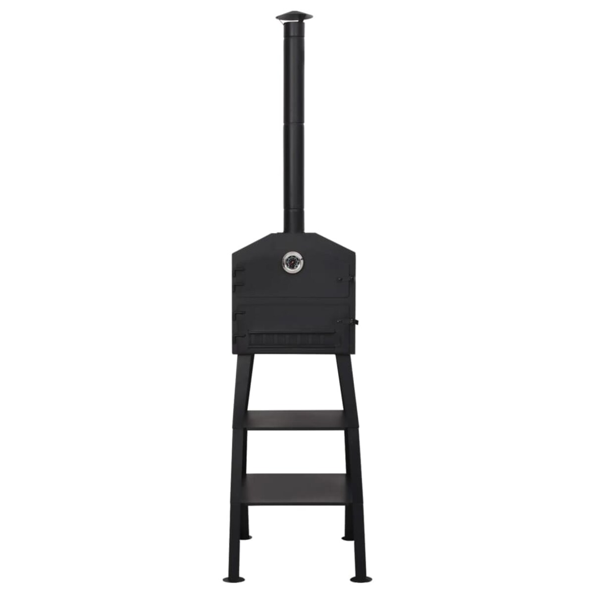 vidaXL Piec do pizzy na węgiel drzewny z 2 kamieniami szamotowymi