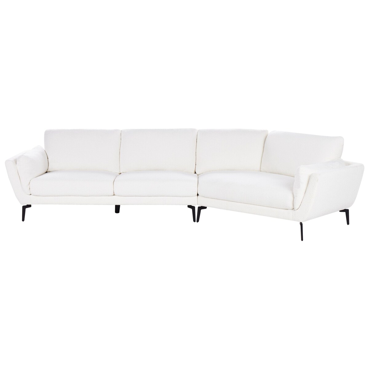 Sofa 3-osobowa boucle biała KANSSELI