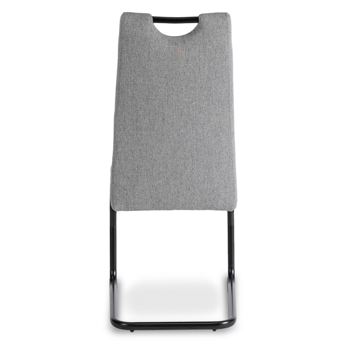 Krzesło Tapicerowane Kuchenne Do Salonu Jadalni Na Płozach LOPEZ Popiel