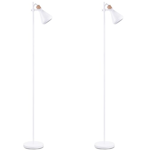 KONSIMO CORTODI Lampa podłogowa w stylu skandynawskim 2szt kolor biały