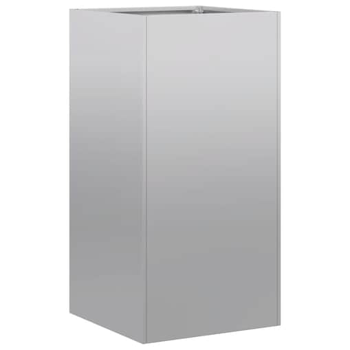 vidaXL Doniczka 40x40x80 cm Stal ocynkowana