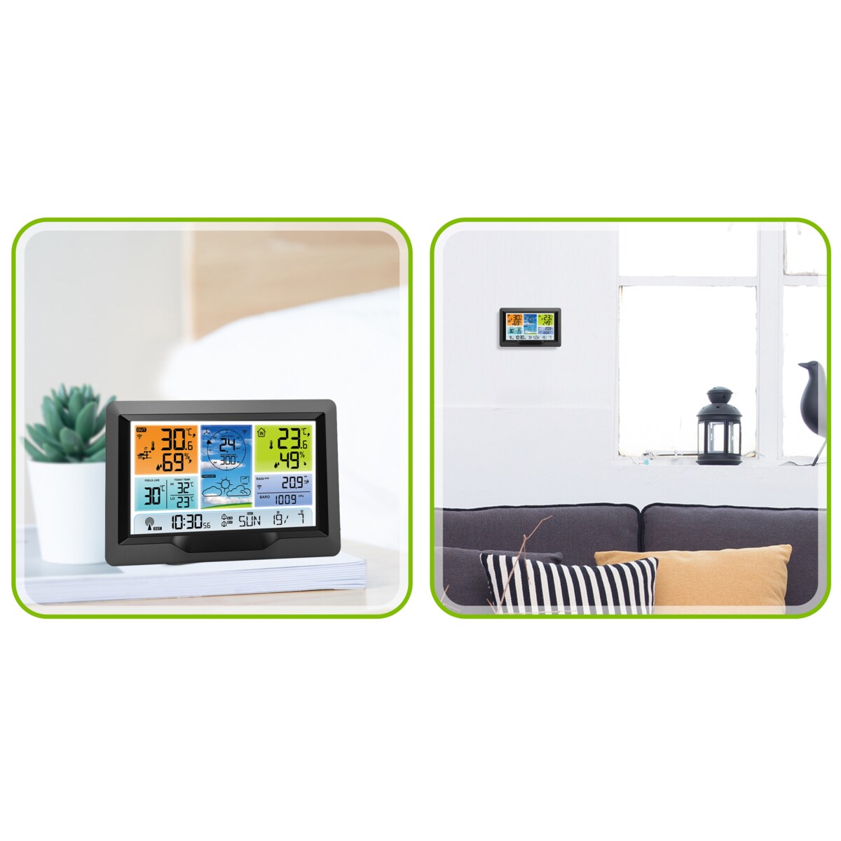 Bezprzewodowa stacja pogody pogodowa Berdsen