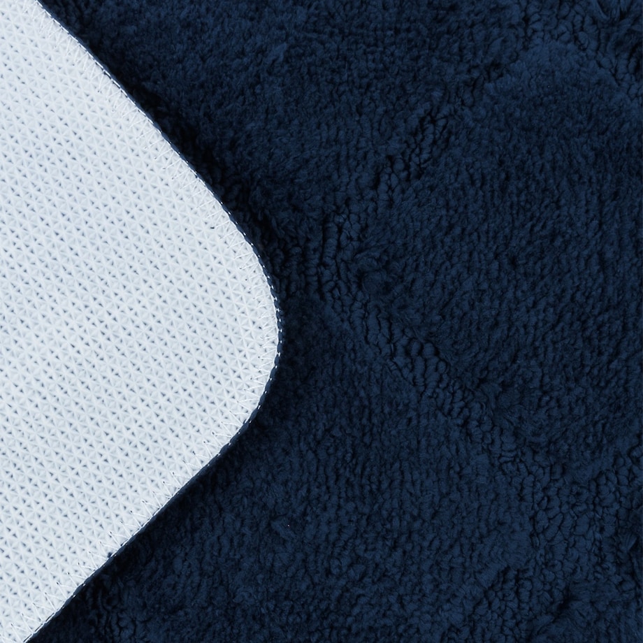 Zestaw 2szt Dywanik łazienkowy Soft 40x60 cm antypoślizgowy granatowy