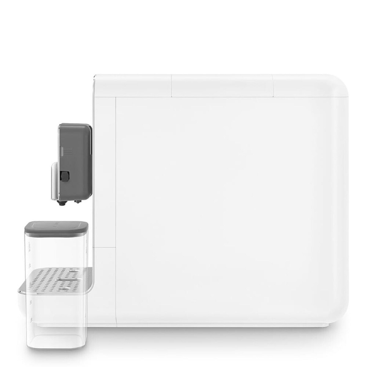 Automatyczny Ekspres do Kawy 19 Bar, Thermoblock, Pojemnik na Mleko, Biały