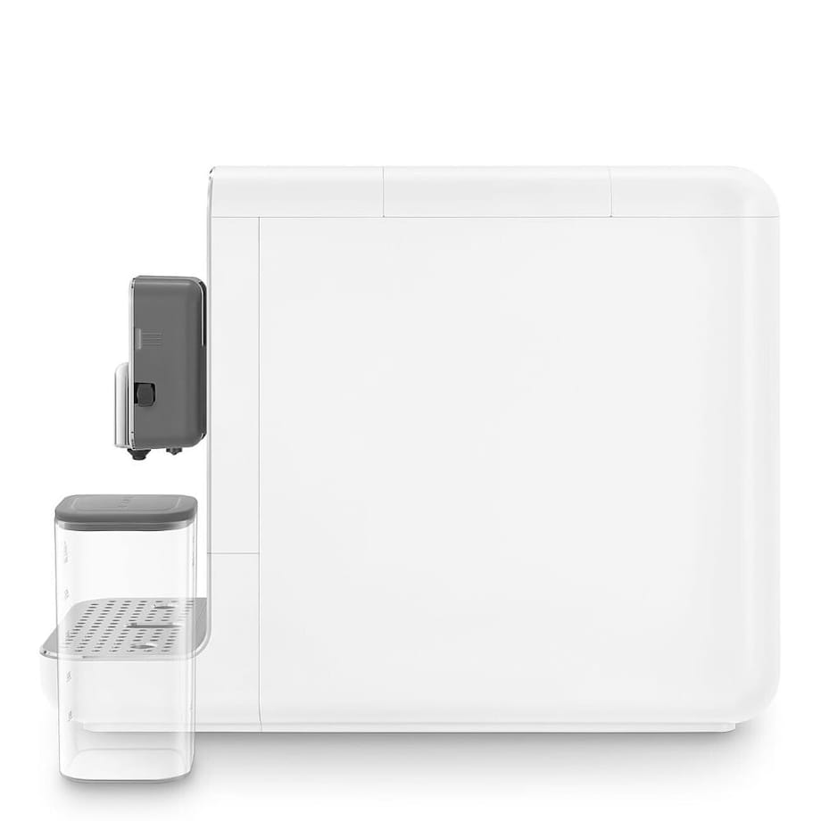 Automatyczny Ekspres do Kawy 19 Bar, Thermoblock, Pojemnik na Mleko, Biały