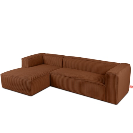 KONSIMO FEROX Duży narożnik lewy, rudy