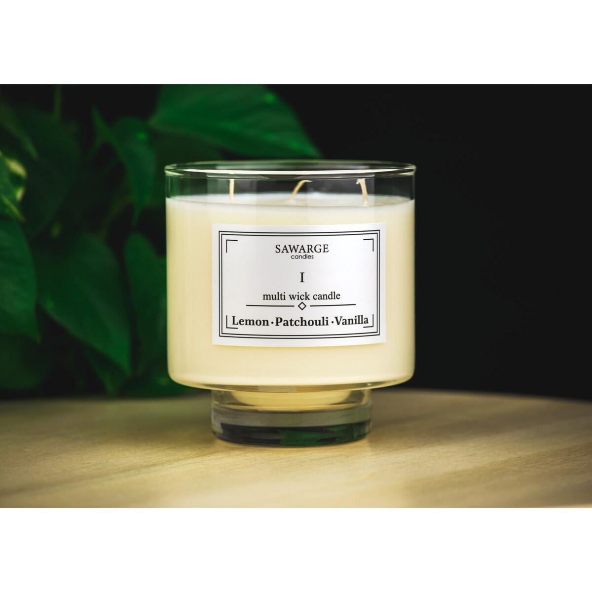 Świeca Zapachowa Sojowa No1/50h/ Wanilia Paczula Cytryna 450g