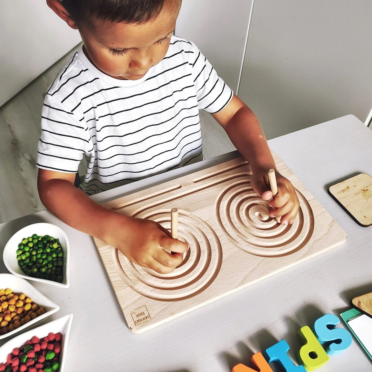 Tablica grafomotoryczna spirala