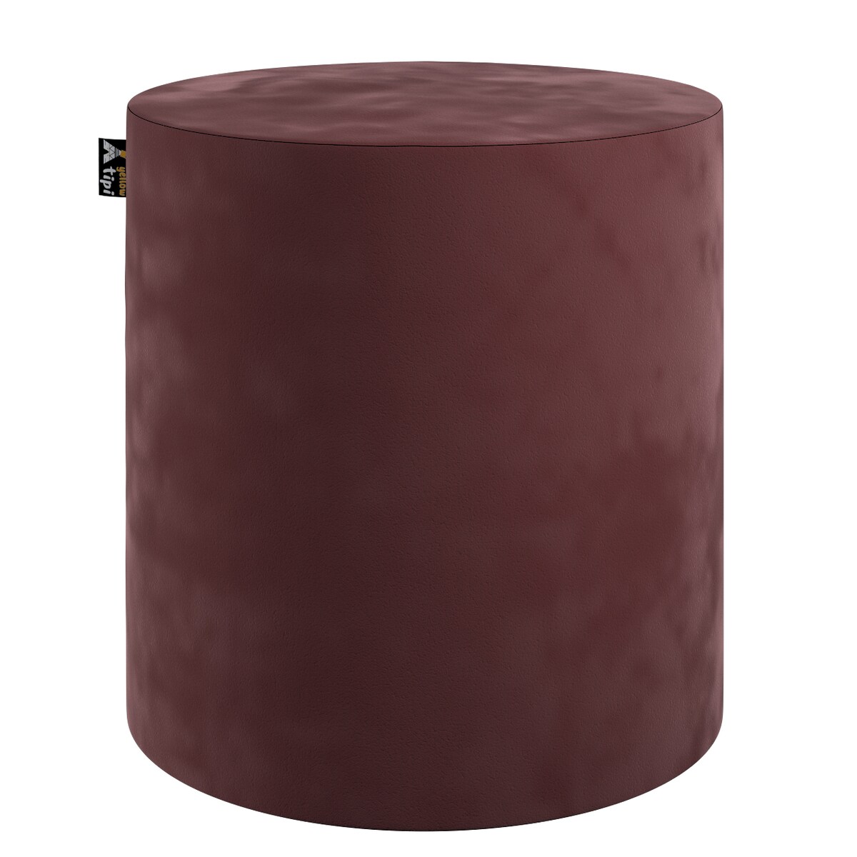 Puf Bobby, bordowy, ø40, wys. 40 cm, Posh Velvet