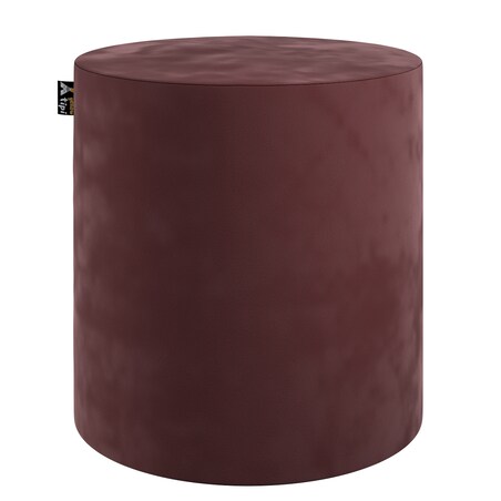 Puf Bobby, bordowy, ø40, wys. 40 cm, Posh Velvet