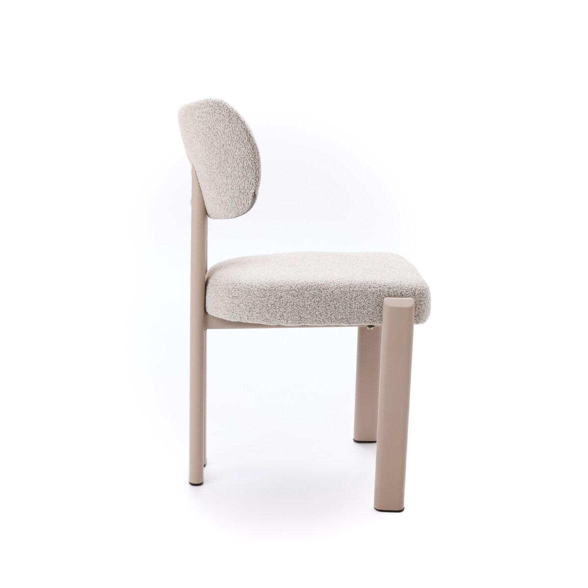 ZESTAW 2 SZTUK Krzesła LUNAR Szary-Kaszmir Tapicerowane Nowoczesne Loft