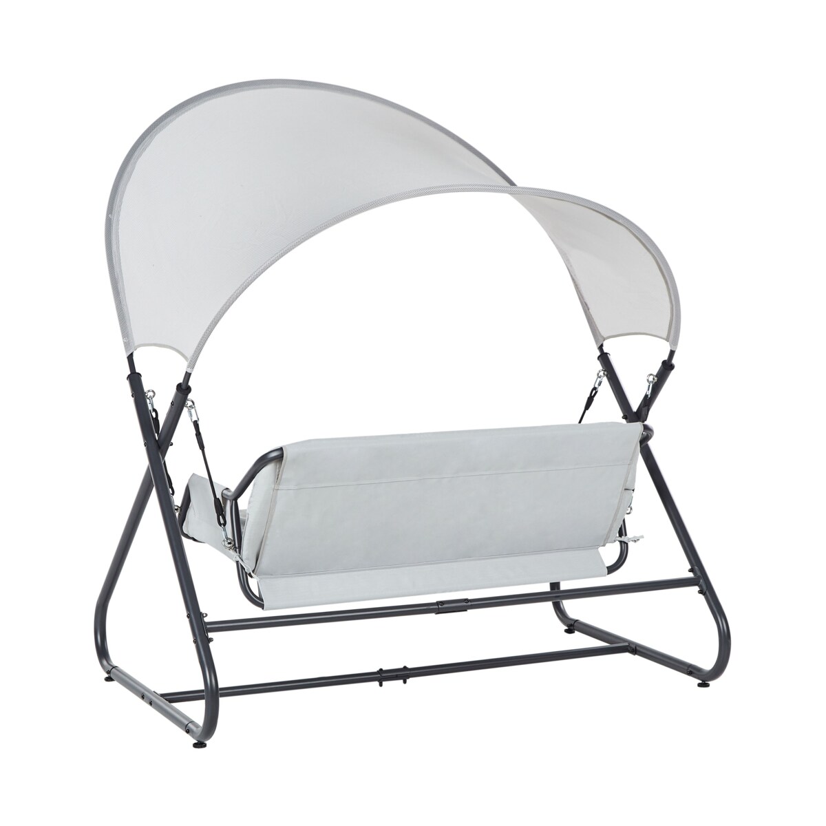 Huśtawka ogrodowa SOLAGNA Metal Jasnoszary