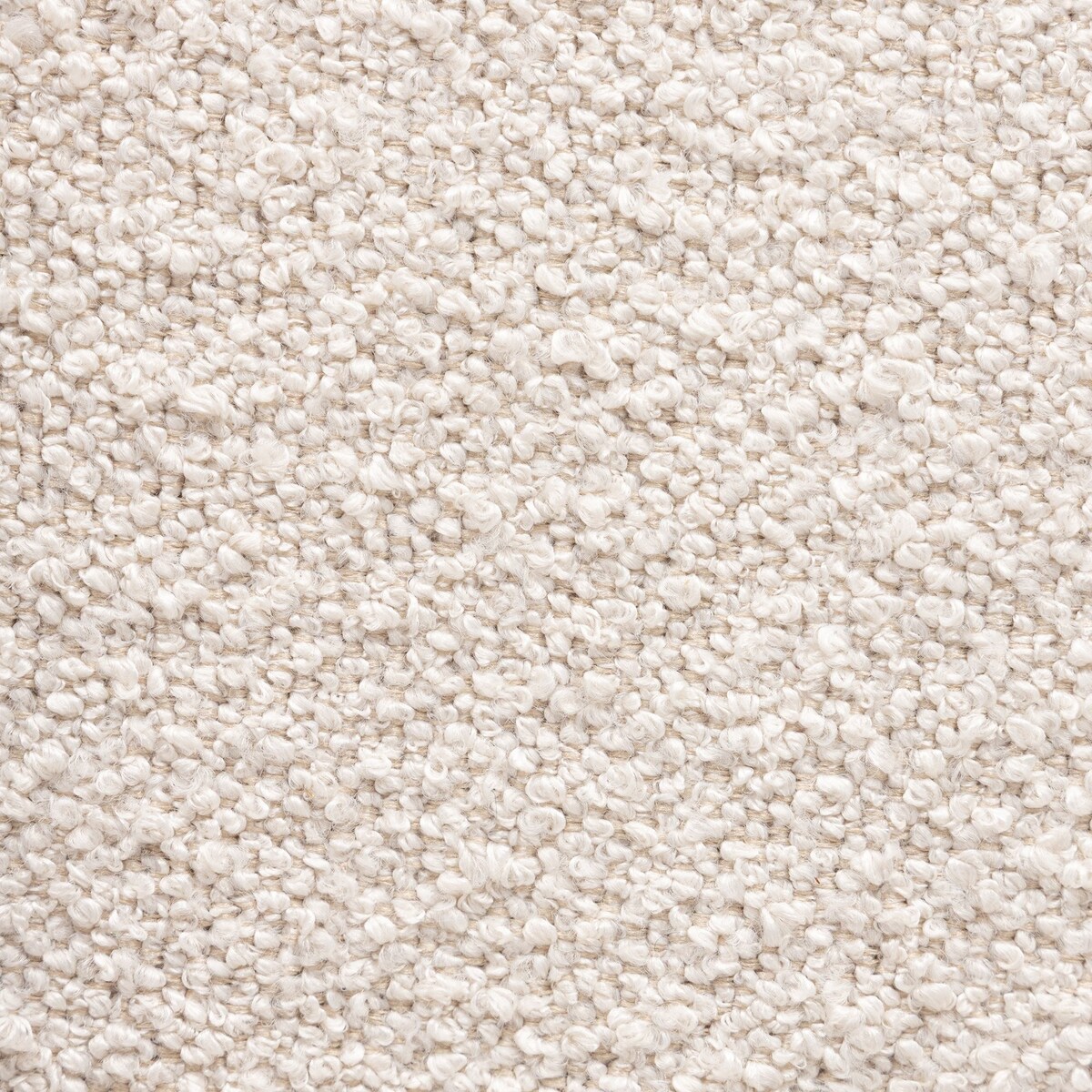 Krzesło tapicerowane, bouclé, jasnobeżowe/orzech Coba