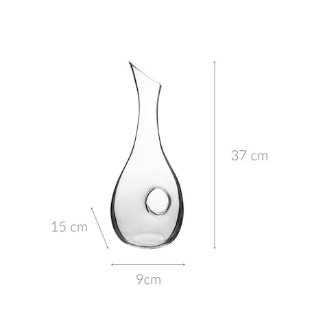 Karafka szklana na zimne napoje 37x15x9 cm CARAFFA 1,0 L