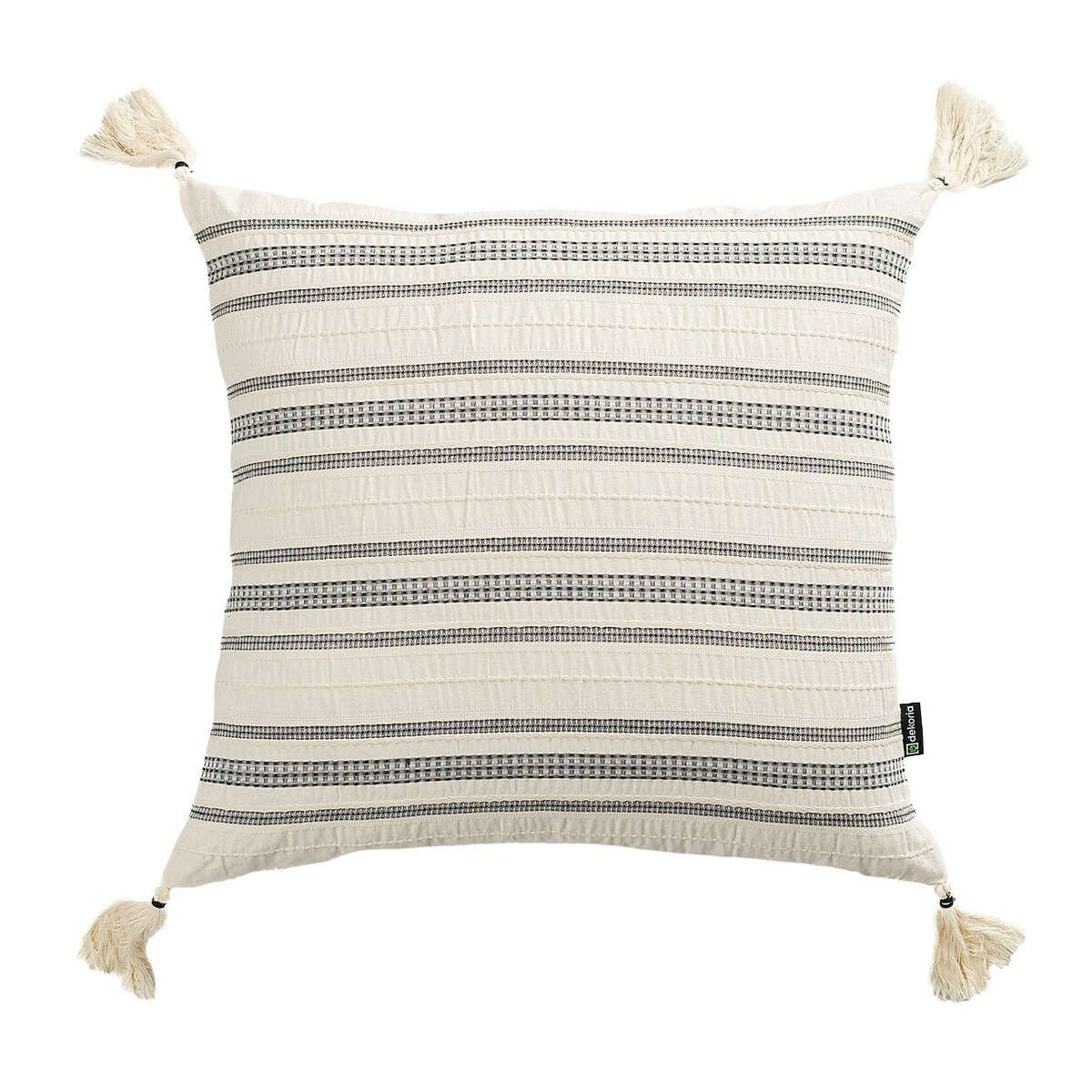 Poszewka na poduszkę Linea Graphite Tassel 45x45 cm, 45x45