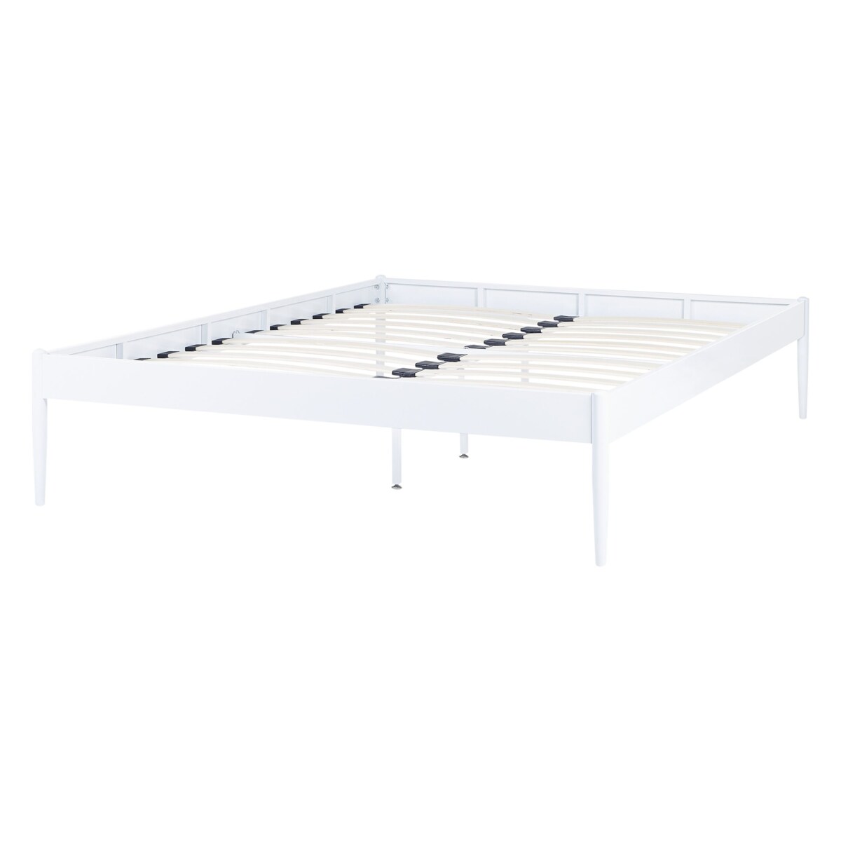 Łóżko metalowe 140 x 200 cm białe VAURS